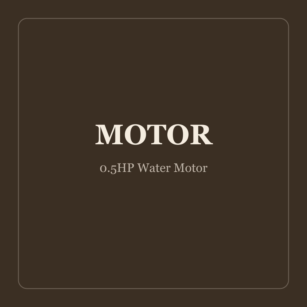0.5HP Water Motor